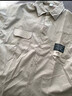 短袖衬衫男春夏季新款冰丝衬衣长袖外套男潮牌宽松休闲工装外套上 854浅灰 M 实拍图