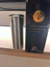 JRINKTEEA茶水分离保温杯316不锈钢无缝内胆泡茶杯男士焖茶杯户外喝茶杯 钢本色升级款Q9带隔档400ml 实拍图