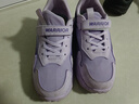回力（Warrior）童鞋女童运动鞋春秋季网面透气儿童跑步鞋WZ(CL)-0694 紫/深紫38 实拍图
