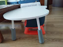 鱼跃星空儿童花生桌可升降游戏桌宝宝学习桌幼儿园玩具桌家用早教小书桌 白色【可涂鸦/可升降】 小号【80*56.5cm】 实拍图