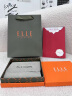 ELLE HOMME法国品牌男士真皮钱包男短款高档钱夹商务夹520情人节礼物送老公 心想事【橙】8601505-1横款 实拍图
