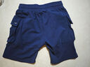 马登工装美式P44针织短裤男大口袋运动五分卫裤阿美咔叽日系休闲裤夏 藏青色 M 实拍图