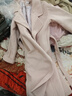 皮尔卡丹（pierre cardin）高端羊绒毛呢大衣女外套秋冬款女粉色双面羊绒大衣2023季新款韩版 粉色毛呢大衣 S建议80-100斤 实拍图
