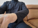 伯希和（Pelliot）户外速干衣t恤男夏运动休闲长袖立领女透气跑步登山11421537黑XL 实拍图