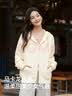森马（Semir）针织外套女时尚学院风2026春撞色短款软糯miu系毛衫109126108004 实拍图