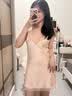 LAUREN VICTORIA真丝睡裙女100%桑蚕丝睡衣女士蕾丝性感睡衣吊带睡裙 杏色【睡裙+睡袍+腰带 胸垫】（礼盒包装） L (建议体重100-115斤) 实拍图