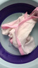 棉芹婴儿衣服秋季新生儿内衣套装宝宝满月睡衣初生儿秋冬打底内衣 粉小熊2件套（四季款） 59码(适合1-3个月) 体重8-12斤 实拍图