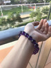 赵氏恒玺 收藏级乌拉圭紫水晶手链女天然水晶手串手链饰品父亲节礼物 收藏级紫水晶【直径8mm+质检证书】 实拍图