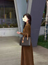 Walker Shop品牌女士包包女包斜挎包手提包送女友老婆生日520七夕情人节礼物 复古咖啡色 【礼盒装/京东快递/次日达】 实拍图