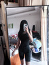 婷美塑身连体衣女收腹提臀美体塑形束腰免穿文胸后脱式体雕瘦身衣黑XL 实拍图