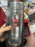述作 高档双层玻璃杯男士茶杯隔热泡茶杯女水杯透明个人专用便携杯子 海纳百川 380ML（高升茶滤款） 实拍图