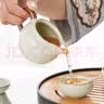琦轩源黄汝窑手抓壶功夫茶壶套装日式家用会客茶壶茶杯整套陶瓷茶具泡茶 米黄汝窑故里吉祥壶四杯6件套 实拍图