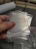 网诺珠宝首饰包装袋30丝加厚自封袋透明密封珠宝塑封口袋防氧化袋10只 6*8cm（10只装） 实拍图