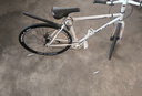 ICOLOUR死飞自行车男实心胎活飞双碟刹轻便公路赛网红成年学生成人女单车 40刀碟刹白黑色 26寸【适合165-185cm】 实拍图