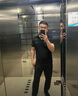 啄木鸟冰丝裤子男夏季薄款弹力速干高档休闲裤男大码透气户外运动直筒裤 黑色直筒+灰色直筒【2条装】 3XL 【150-165斤】 实拍图