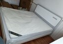 德满居 床 实木床 床现代简约 双人床白色北欧主卧轻奢全实木床婚床 静音床+乳胶弹簧床垫（20cm) 1.8米*2.0米框架款 实拍图
