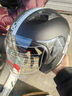 AXK新国标A类3c认证电瓶车头盔四季防风秋冬保暖男女通用电动车摩托车安全帽 贴花GT哑黑【高清防雾-长透双镜】A类 均码（54-61CM） 实拍图