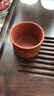 藏壶天下 宜兴紫砂杯主人杯品茗杯个人杯茶碗实用小杯竹段小杯 红泥款 实拍图