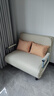 景彩 沙发床两用可折叠单人客厅布艺办公室午休简易卧室可拆洗YZ901 米色-190*100cm 实拍图