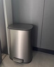 VEELAR客厅垃圾桶家用大号带盖厨房专用卫生间高颜值不锈钢轻奢2025新款 【客厅/厨房推荐】火山石灰23L 实拍图
