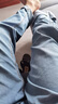真维斯（JEANSWEST）牛仔裤男父亲节夏季潮牌直筒时尚猫须青年休闲男士长裤浅蓝32 实拍图