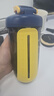 贝瑟斯摇摇杯运动健身水杯蛋白粉搅拌杯奶昔杯子代餐杯瑶瑶杯680ML黄色 实拍图