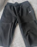 回力裤子男秋季宽松休闲裤男简约直筒男裤阔腿裤运动裤长裤黑色2XL 实拍图