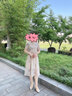 琴莫中年妈妈夏装连衣裙2026新款中老年女国风雪纺裙洋气夏季短袖裙子 杏色 2XL （建议105-120斤） 晒单实拍图