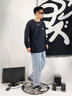 GENIOLAMODE森马集团品牌牛仔裤男宽松直筒休闲韩版垂感阔腿裤子男牛仔长裤 实拍图