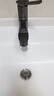 OEZO 有洁面盆水龙头抽拉式洗手面脸盆洗漱台浴室卫生间冷热水龙头 方形（抽拉三功能）3400P低-枪灰 实拍图