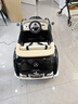 哈雷贝拉（harleybella）奔驰婴儿童电动车四轮可坐人小孩复古老爷车遥控摇摆宝宝玩具汽车 烤漆黑【避震软轮+皮座椅+音乐蓝牙+摇摆+全功能】 实拍图