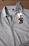 啄木鸟（TUCANO）长袖T恤男春秋季商务休闲翻领polo衫经典百搭上衣男装 浅灰4XL 实拍图