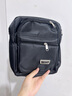 趣木也男士单肩包斜挎包牛津布新款户外休闲商务单肩运动斜挎包潮流背包 六拉链蓝色 实拍图