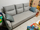 林氏家居现代简约科技布艺沙发客厅小户型家具【黛青色】S098-A四人位 实拍图