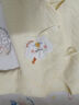 贝瑞加（Babyprints）婴儿连体衣秋冬夹棉宝宝衣服加厚保暖哈衣护肚爬服满月服 黄59 晒单实拍图