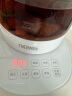 膳魔师（THERMOS）养生壶烧水壶煮茶壶全玻璃煮茶器国家补贴一体式茶水分离电热水壶办公室炖煮壶一体小型自动恒温壶 【纯钛底发热】轻养生活 1.5L 实拍图