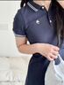 Teenie Weenie小熊休闲通勤气质收腰Polo白色连衣裙夏装连身裙女装裙子 藏青色 S (160) 实拍图