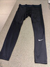 耐克男子透气训练紧身裤春季举重运动裤NIKE PRO DRI-FIT FB7953 010黑/白 2XL 实拍图