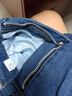 天丝牛仔裤男2025夏季薄款冰丝凉感直筒修身小脚裤弹力休闲长裤子 蓝色 30 【110-120斤】 实拍图