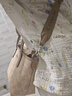 蔻驰（COACH）【官方授权店】女士city15小号单肩斜挎包托特包PVC配皮送女友 CW032SVPWH浅卡其豆沙粉 实拍图
