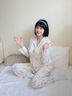 爱宝适月子服春夏款孕妇睡衣产妇哺乳衣孕妇装家居服萌趣云间XL码M437 实拍图