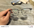 蔡司（ZEISS）镜片近视眼镜框男半框防蓝光辐射可配带散光度数眼睛女钛合金镜架 升级钛材 冰川灰银 配colorein镜片1.71超薄 0-1200 实拍图