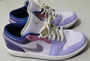 耐克NIKE篮球鞋女子AJ1乔1JORDAN 1运动鞋DZ2768-651粉紫38.5 实拍图