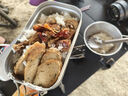 CAMPINGMOON柯曼泄压饭盒户外野餐露营氧化铝多功能大号饭盒科曼S2013 【S-1609】小号银色饭盒 实拍图