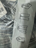 初申春夏季格子长袖衬衫女韩版宽松衬衣休闲上衣薄外套 SW13CS382  实拍图