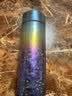 钛途（TITO TITANIUM）纯钛保温杯99.6%户外餐具钛杯水杯茶杯咖啡杯 400mL蓝边炫彩(钛商务盖)-简装 实拍图