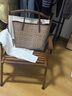蔻驰（COACH）【官方授权店】蔻驰女包大号托特包单肩手提City33送女友礼物 CV976IMXHE卡其配棕色 实拍图