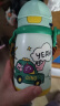 babycare儿童保温杯婴儿宝宝学饮杯吸管水杯水壶霸王龙不锈钢上学450ml 实拍图