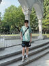 真维斯（Jeanswest）速干t恤男夏季防晒冰丝网眼短袖男透气凉感宽松跑步运动体恤上衣 【冰丝防晒】冰川蓝(纯色) L (175) (收藏加购优先发) 实拍图