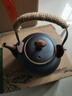 容山堂粗陶茶壶煮茶器茶具套装泡茶壶烧水壶电陶炉围炉煮茶碳炉酒精炉 祥云茶壶小悦黑胡桃电陶炉 780ml 实拍图